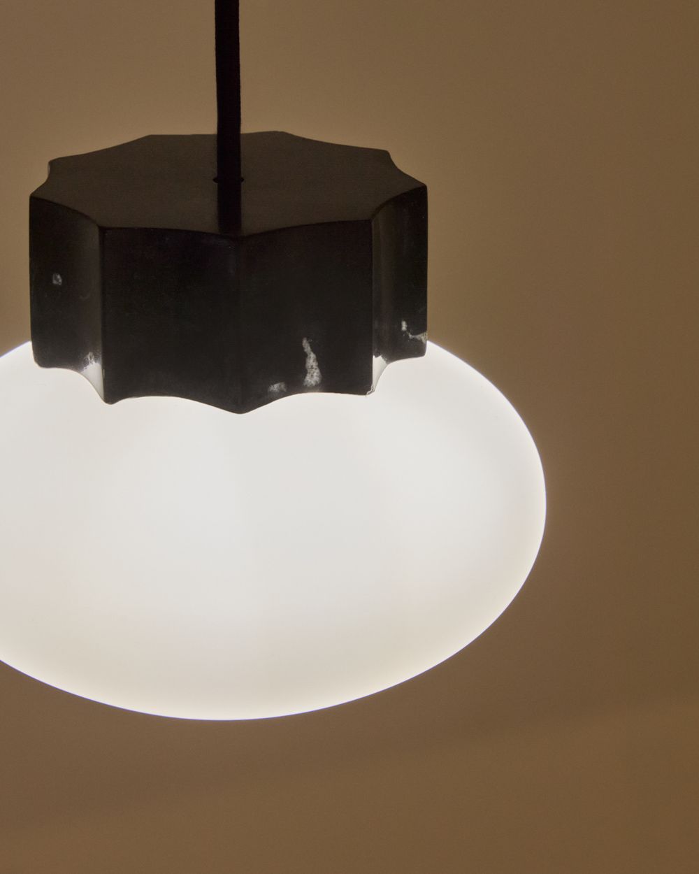 Hanglamp IDELA - Zwart marmer KAV L00322CR01