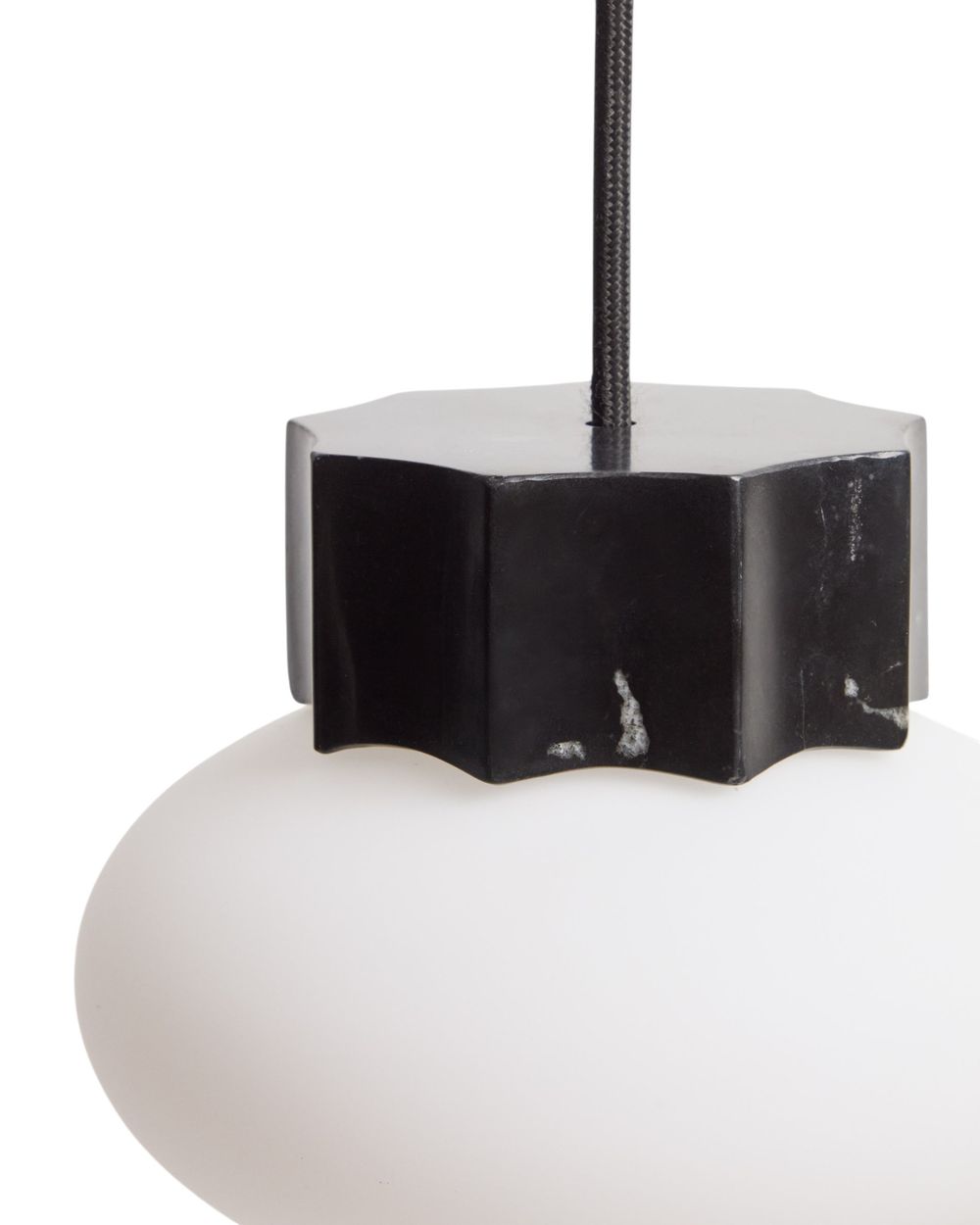 Hanglamp IDELA - Zwart marmer KAV L00322CR01