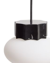 Hanglamp IDELA - Zwart marmer KAV L00322CR01