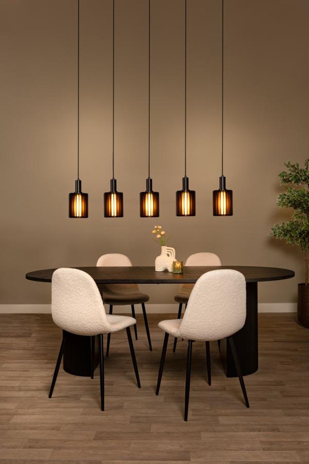 Hanglamp LAMBRES - Zwart LCD454100530