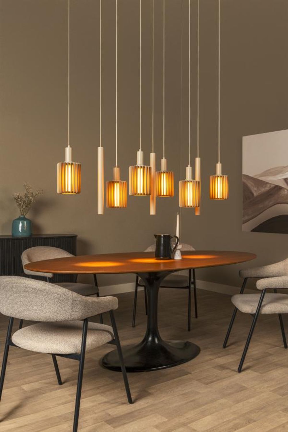 Hanglamp LAMBRES - Zwart LCD454100941
