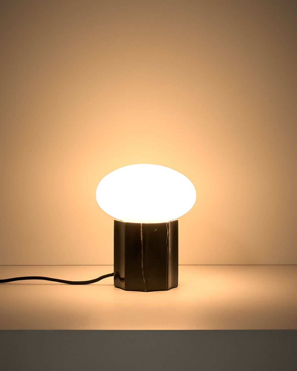 Tafellamp IDELA - Zwart marmer KAV L00320CR01