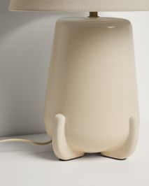 Tafellamp ODRA - Ecru keramiek KAV L00365KK12