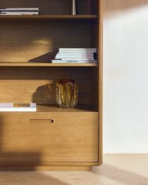 Boekenkast ARELIDA - Massief eikenhout KAV M00187MO11