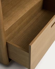 Boekenkast ARELIDA - Massief eikenhout KAV M00187MO11