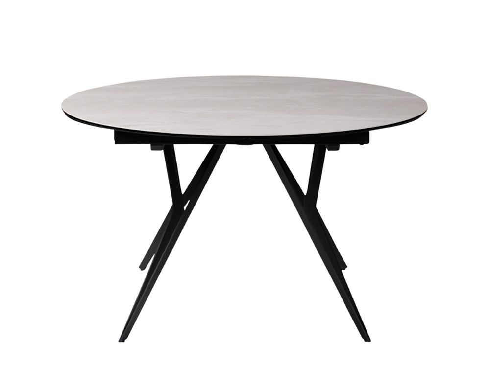 Uitschuifbare tafel BOLETA - Beige keramiek