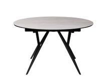 Uitschuifbare tafel BOLETA - Beige keramiek VDC TA-01710