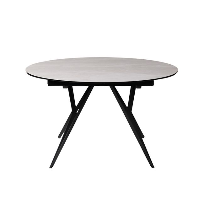 Uitschuifbare tafel BOLETA - Beige keramiek