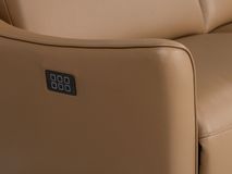 2-zit met elektr. relaxen LOFT - Bruin leder C-NEO-16-HKS1