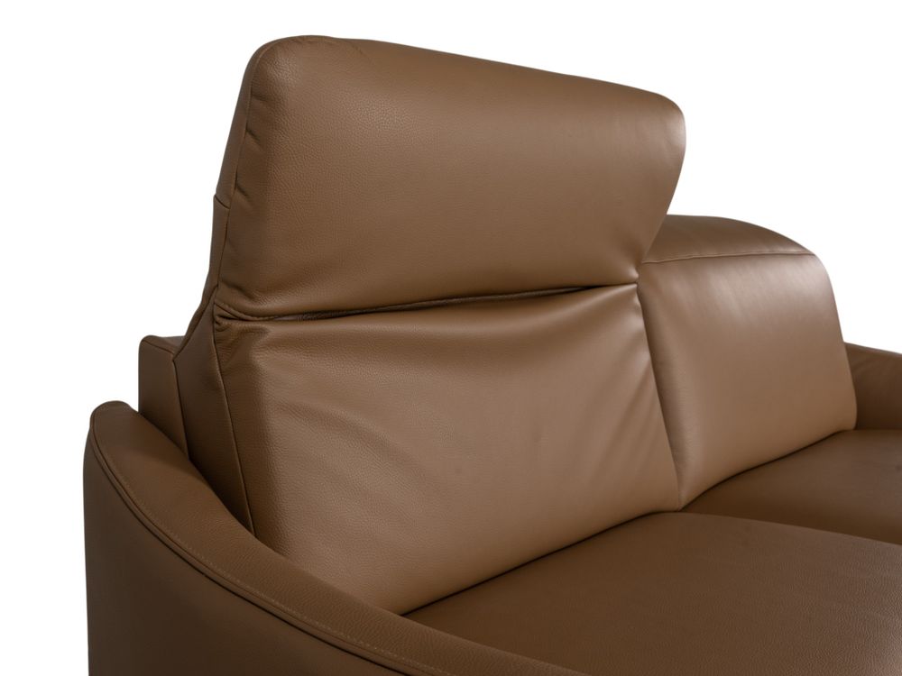 2-zit met elektr. relaxen LOFT - Bruin leder C-NEO-16-HKS1