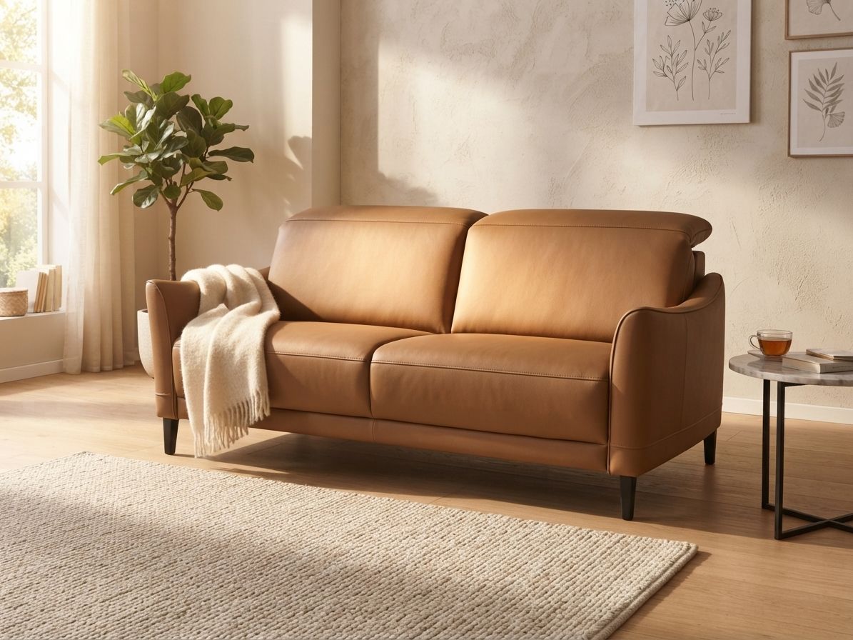2,5-zit LOFT - Bruin leder