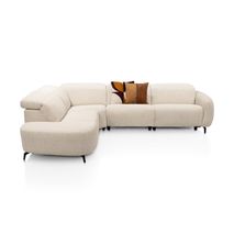Hoekzetel RIMINI met elektr. relaxen - Crème XOO 56056-CRE