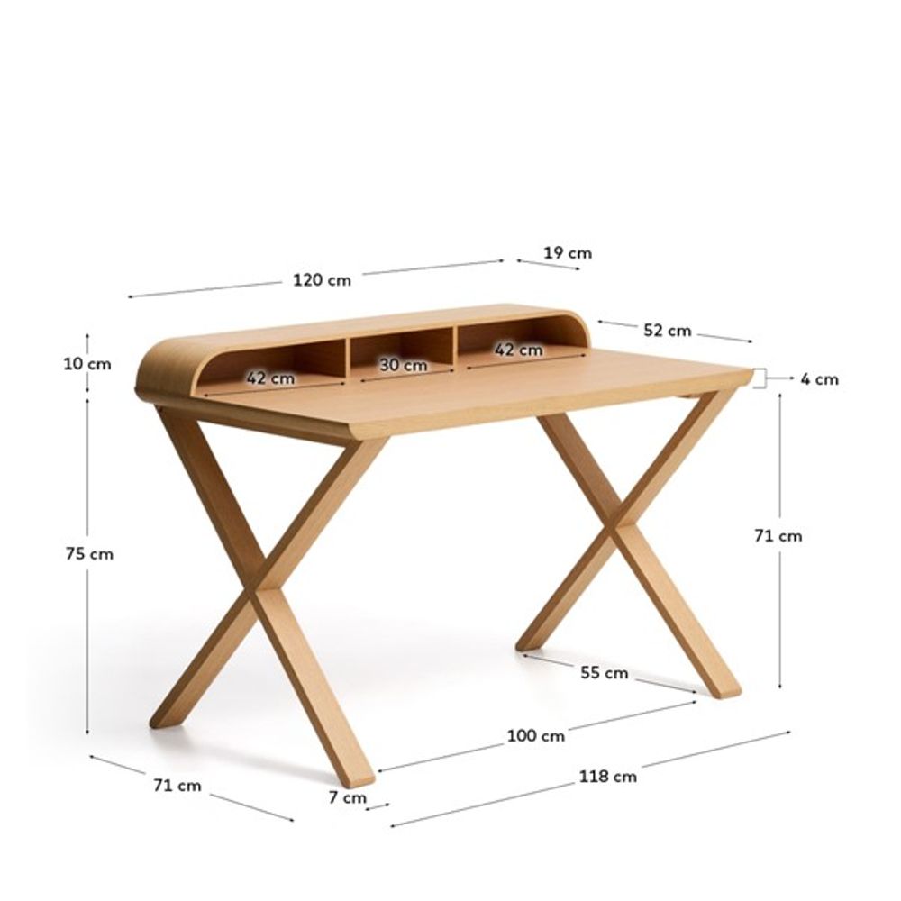 Bureau DILARE - Walnootfineer KAV T00130MO11
