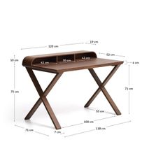 Bureau DILARE - Walnootfineer KAV T00130MW09