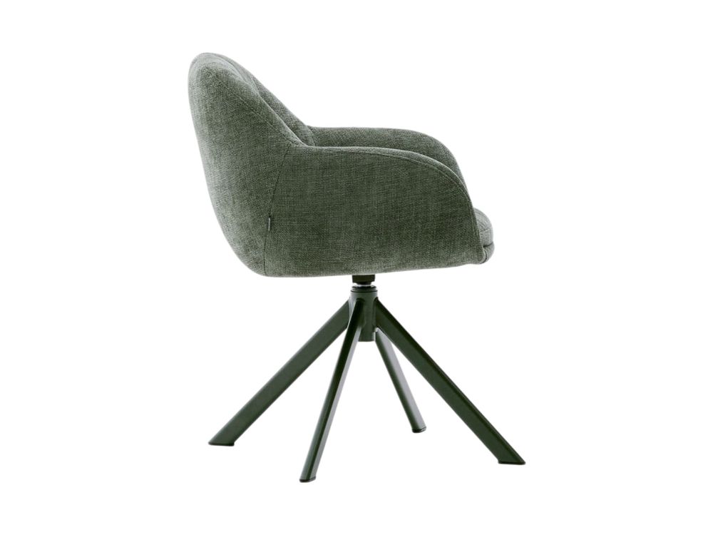 Draaibare armstoel DORINA - Bruin KAV C0100236JO19