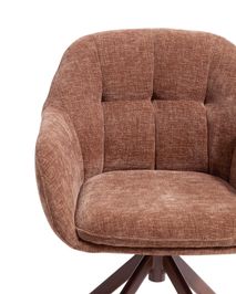 Draaibare armstoel DORINA - Bruin KAV C00512UP10