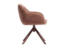 Draaibare armstoel DORINA - Bruin KAV C00512UP10