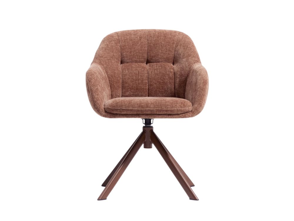 Draaibare armstoel DORINA - Bruin KAV C00512UP10