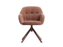 Draaibare armstoel DORINA - Bruin KAV C00512UP10