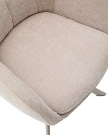 Draaibare armstoel DORINA - Roodbruin KAV C0100236JO12