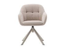 Draaibare armstoel DORINA - Roodbruin KAV C0100236JO12