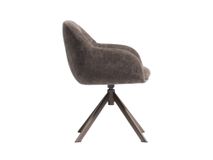 Draaibare armstoel DORINA - Bruin KAV C00525UP09