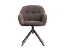 Draaibare armstoel DORINA - Bruin KAV C00525UP09