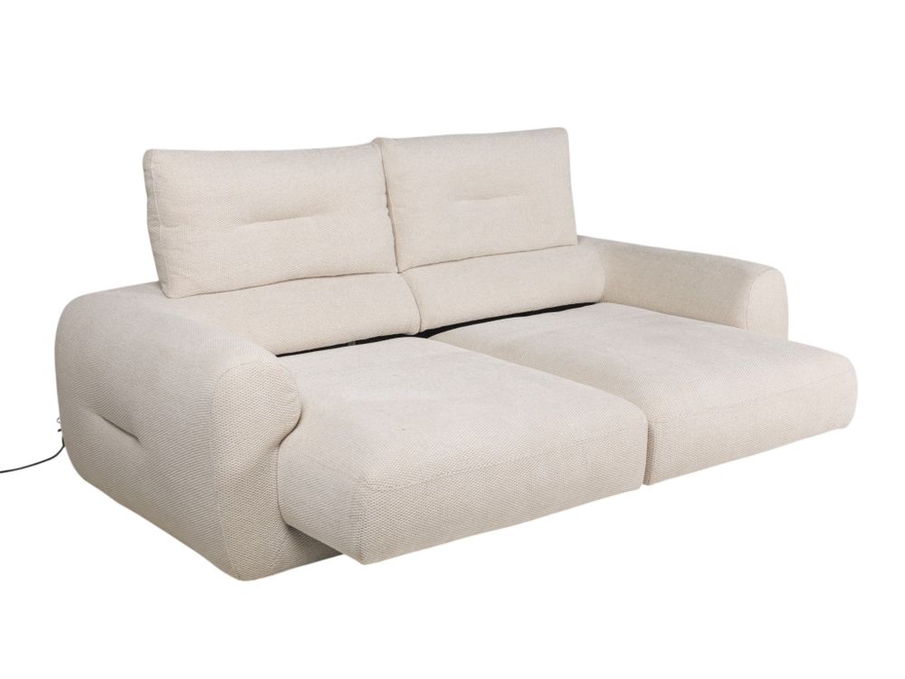 3-zit met elektr. relaxen CHILL - Beige C-KUK-26-HKS1