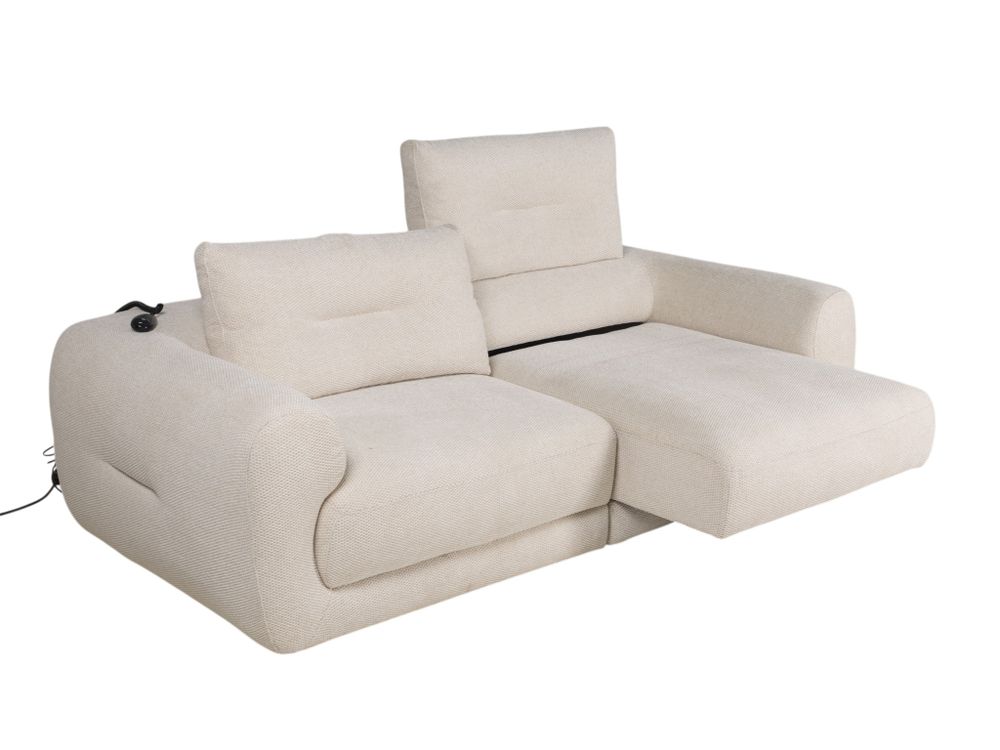 3-zit met elektr. relaxen CHILL - Beige C-KUK-26-HKS1