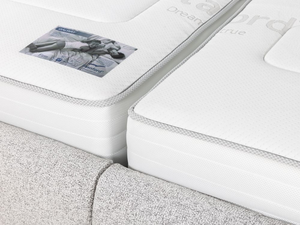 Boxspring CASSIS - Lichtgrijs SFD-89-001-P80