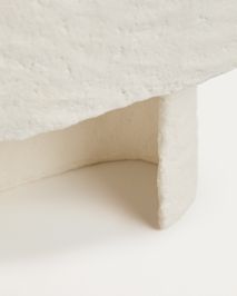 Tafellamp BEDALA - Wit papier-maché KAV L00303CP05