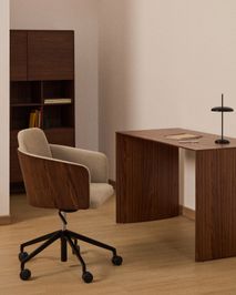 Bureaustoel MADAI - Bruin/Essenfineer notelaar KAV C0200001KY10