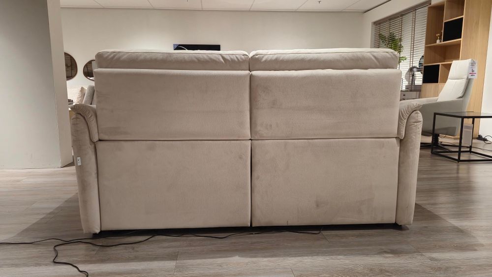 2-zit met elektr. relaxen DUNE - Beige C-CAL-161-HKS1