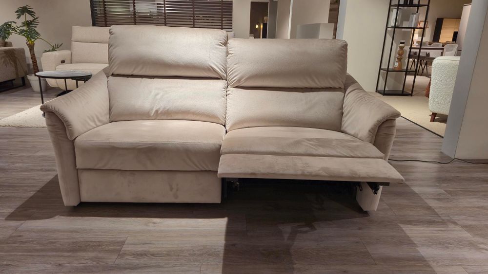 2-zit met elektr. relaxen DUNE - Beige C-CAL-161-HKS1