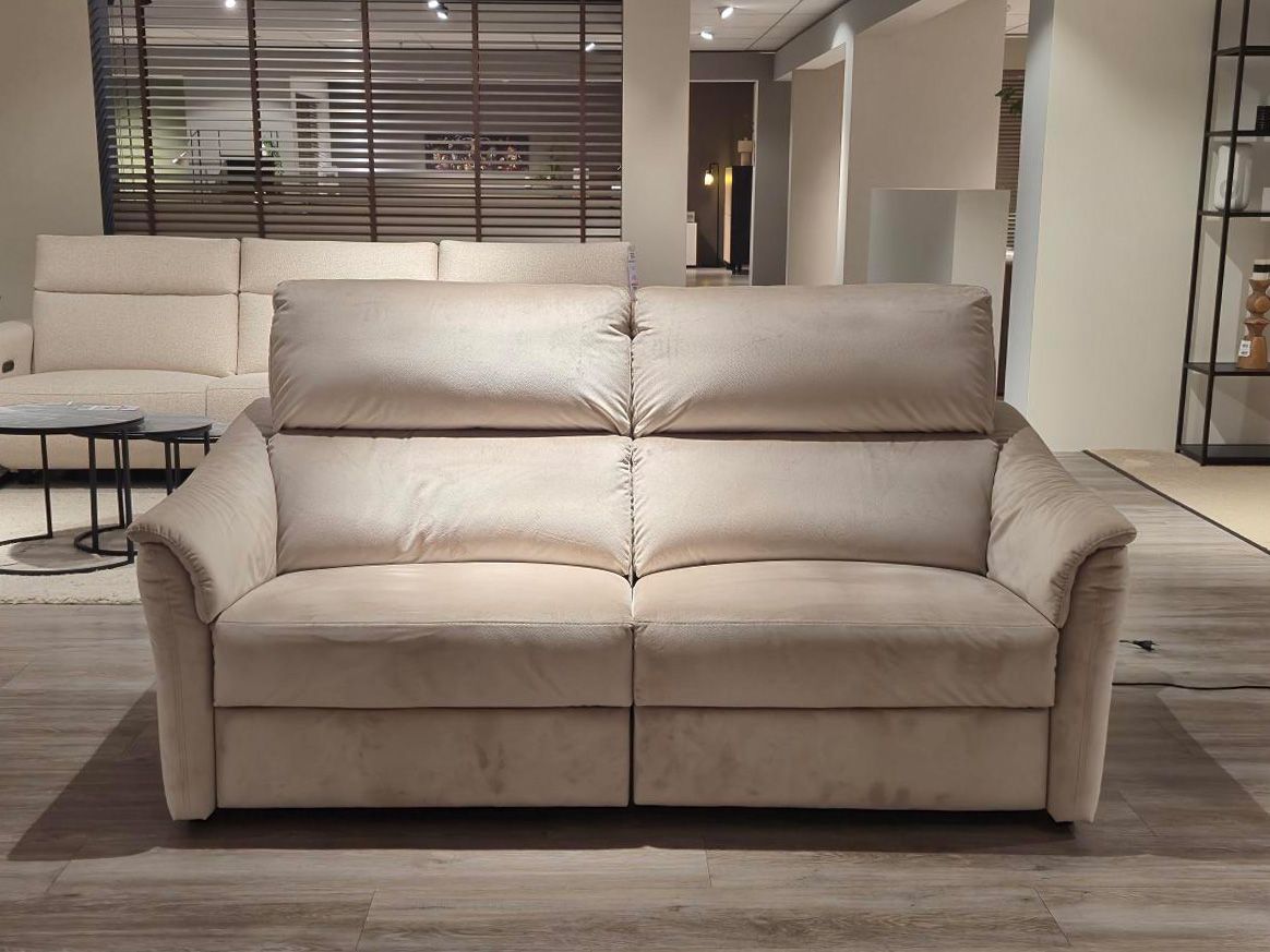 2-zit met elektr. relaxen DUNE - Beige