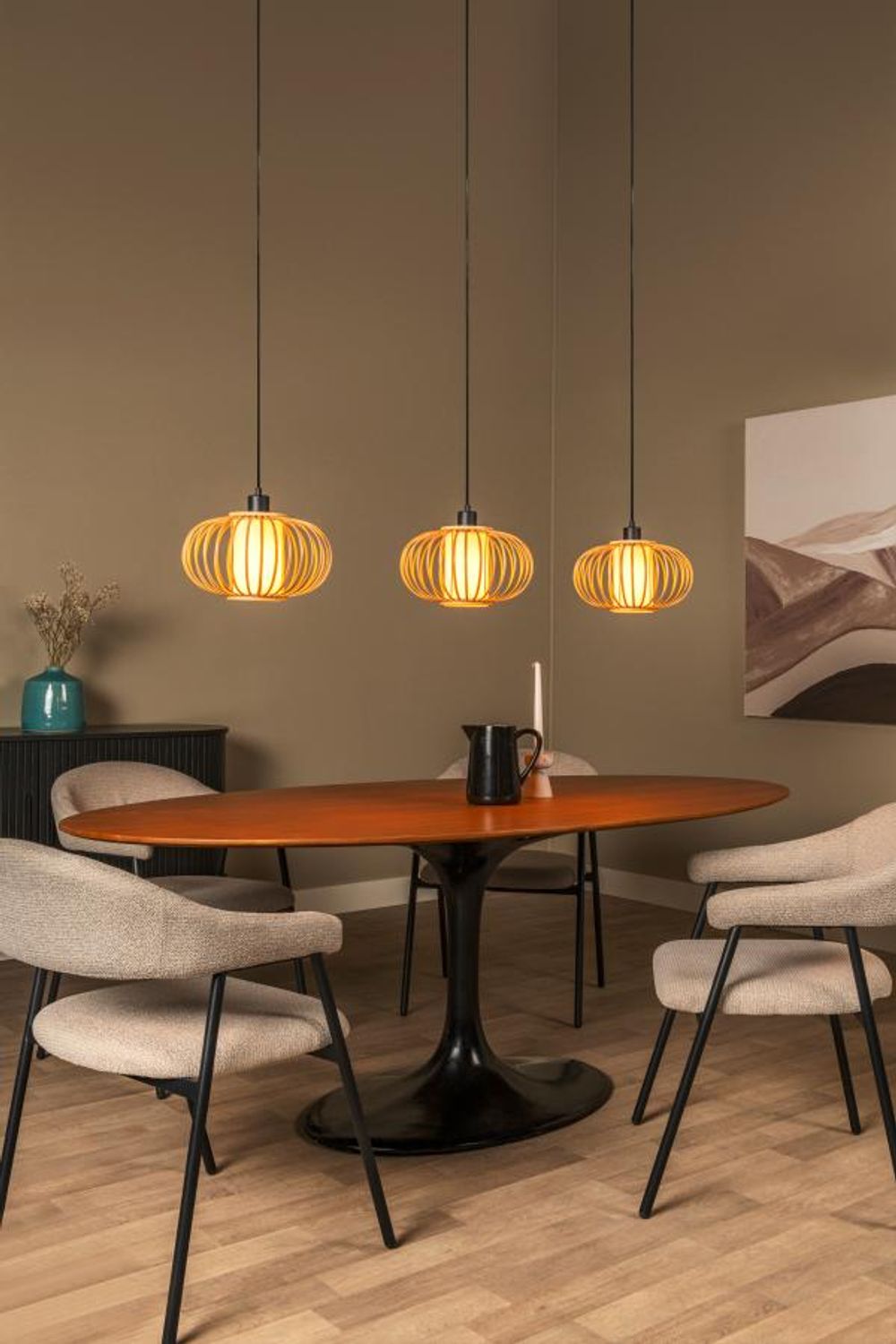 Hanglamp THULINE - Bamboe LCD054570372