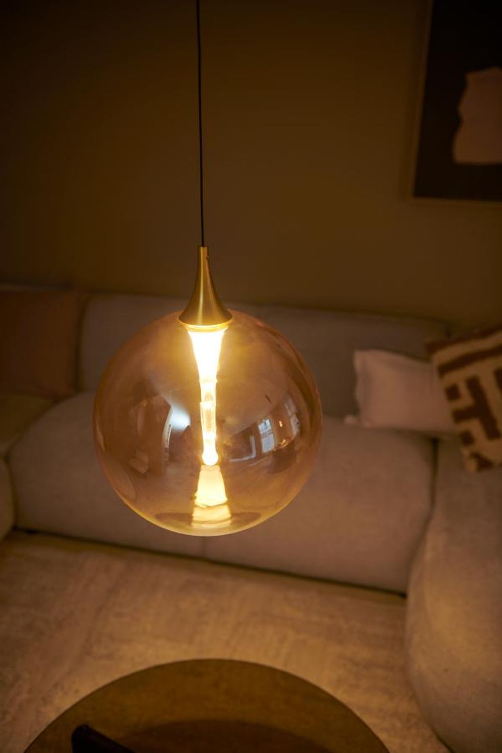 Hanglamp GISELA - Amber LCD134941062