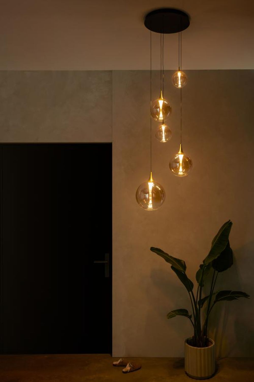 Hanglamp GISELA - Amber LCD134942762