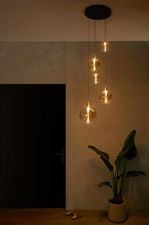 Hanglamp GISELA - Amber LCD134942762