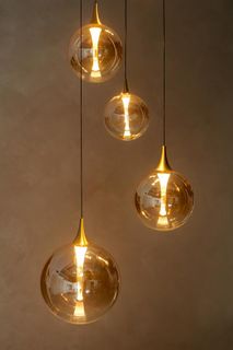 Hanglamp GISELA - Amber LCD134942762