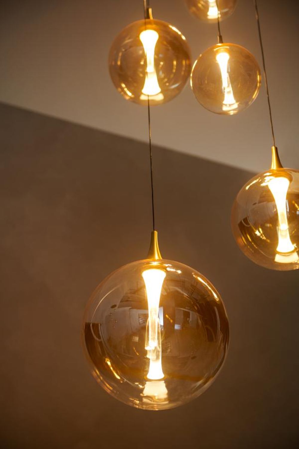 Hanglamp GISELA - Amber LCD134942762