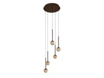 Hanglamp CALINA - Amber LCD244063796