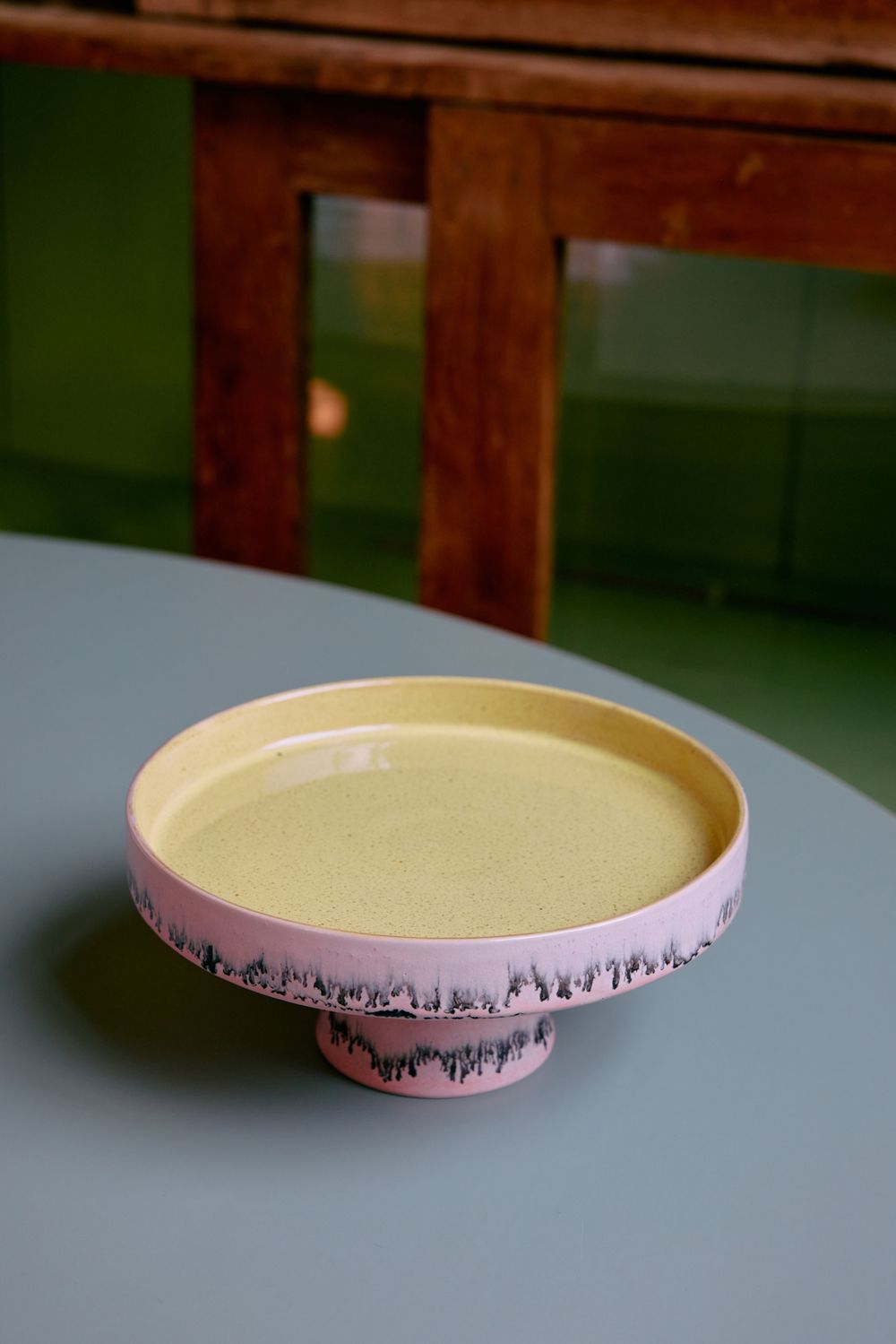 Taartplateau 70S CERAMICS - Roze HKI KST0185