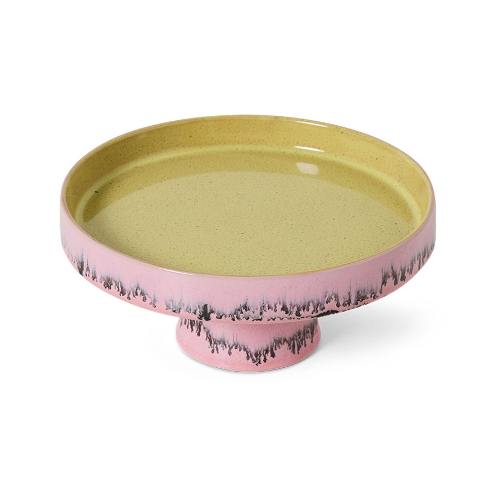 Taartplateau 70S CERAMICS - Roze HKI KST0185