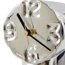Klok RETRO CERAMIC - Chroom HKI ACL0005