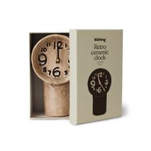 Klok RETRO CERAMIC - Chroom HKI ACL0002