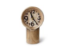 Klok RETRO CERAMIC - Chroom HKI ACL0002