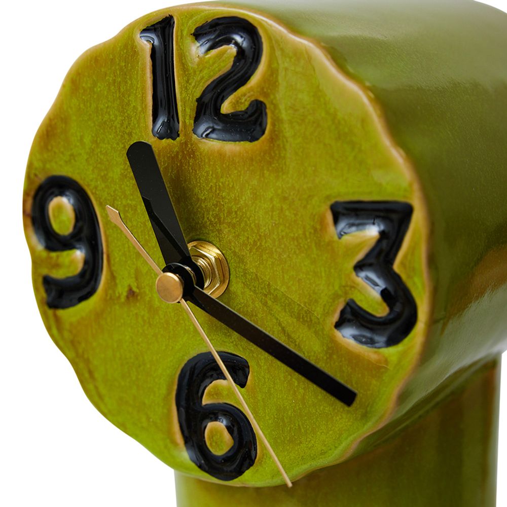 Klok RETRO CERAMIC - Chroom HKI ACL0003
