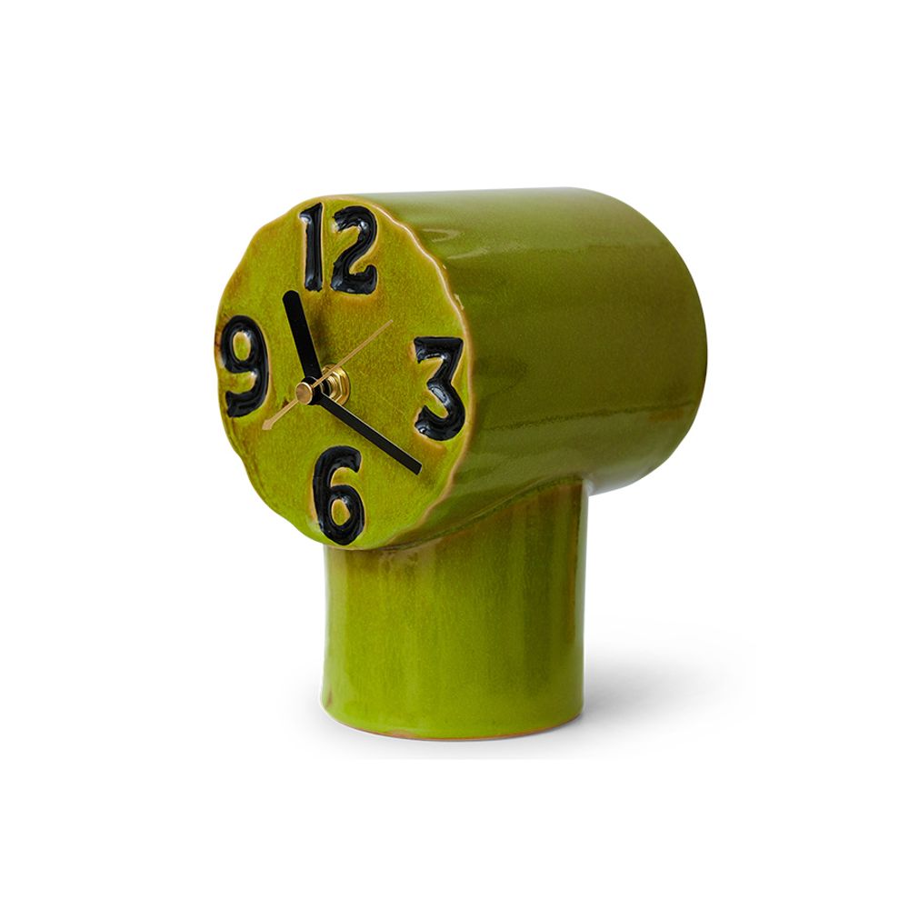 Klok RETRO CERAMIC - Chroom HKI ACL0003