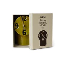 Klok RETRO CERAMIC - Chroom HKI ACL0003